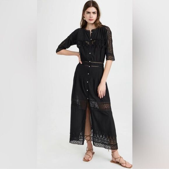 NWT LoveShackFancy Beth Dress - Picture 3 of 10